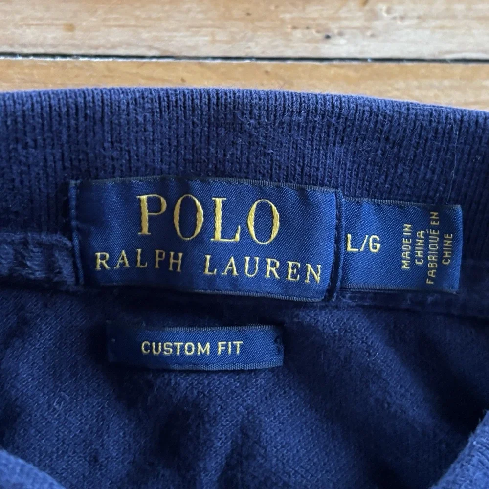 Polo Ralph Lauren Team USA Rugby Polo Shirt Adult L Navy Blue 2016 Olympics